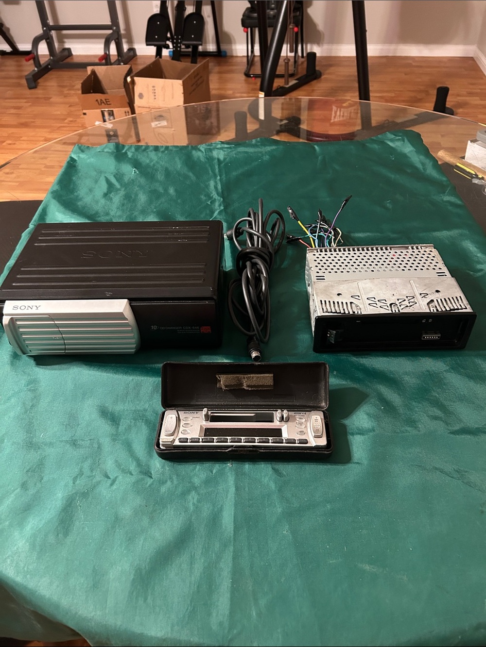 Sony XR-CA300 cassette stereo with cd changer and removable faceplate